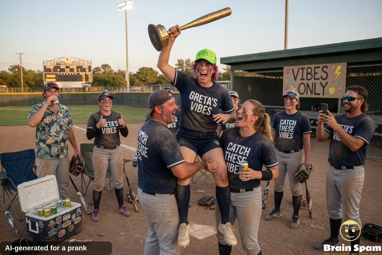 SHOCKING EXCLUSIVE: GRETA VOX STUNS BEER LEAGUE WORLD BY LEADING TEAM TO VICTORY WITH NOTHING BUT VIBES