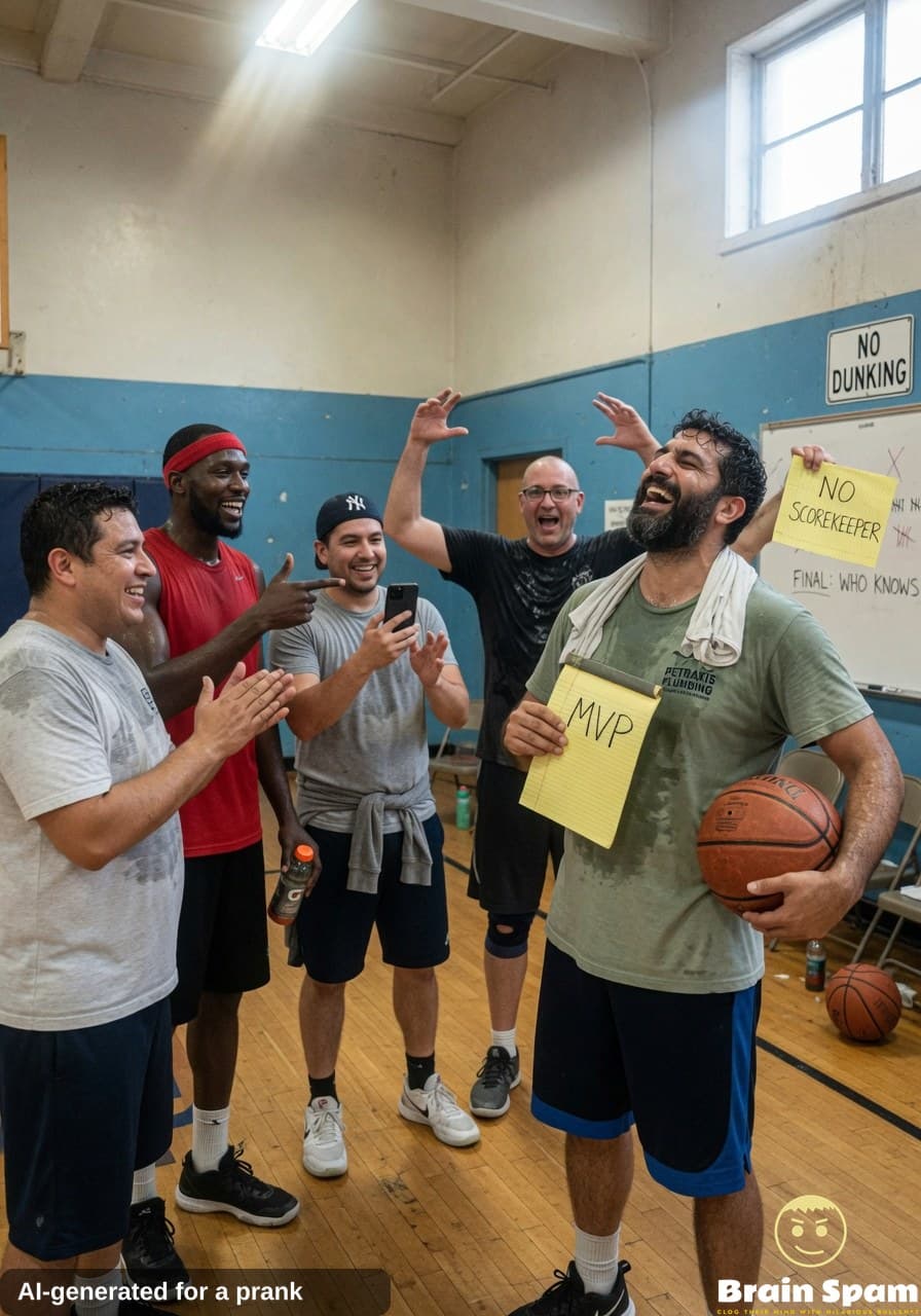 Omar Petrakis Brings Joy As MVP In Community Pickup Game